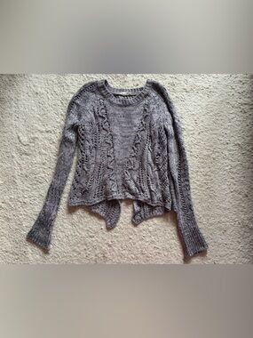 illa illa backless knit sweater